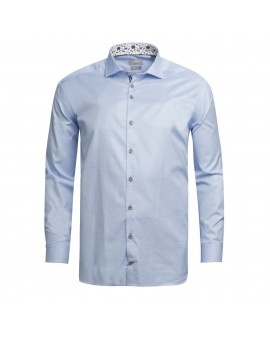 Chemise J.Ordell manches extra-longues 72 cm dobby bleu