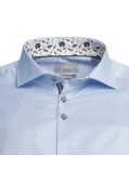 Chemise J.Ordell manches extra-longues 72 cm dobby bleu
