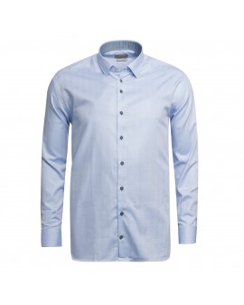 Chemise J.Ordell manches extra-longues 72 cm chevron bleu