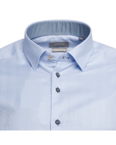 Chemise J.Ordell manches extra-longues 72 cm chevron bleu