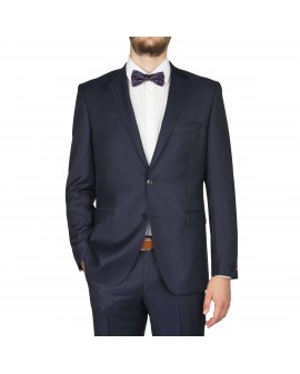 Veste de costume Digel bleu à pois pour homme grand