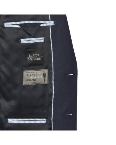 Veste de costume Black Square bleu marine pour homme grand