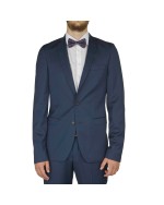 Veste de costume Black Square Reda bleu pour homme grand