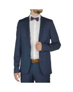 Veste de costume Black Square Reda bleu pour homme grand