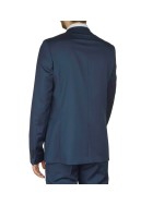 Veste de costume Black Square Reda bleu pour homme grand