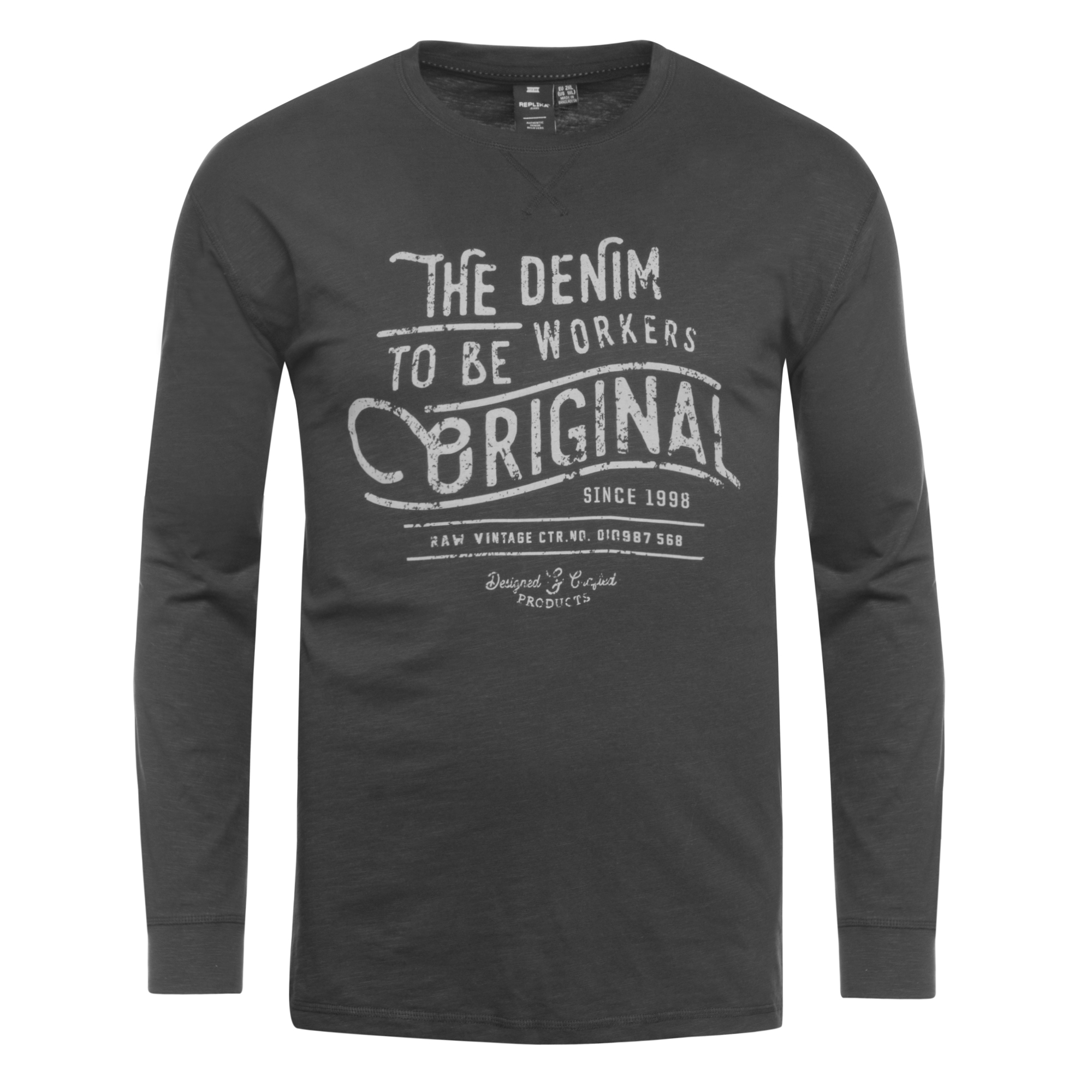 tee shirt manche longue grande taille homme