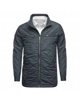 Blouson matelassé MN03 bleu marine pour homme grand