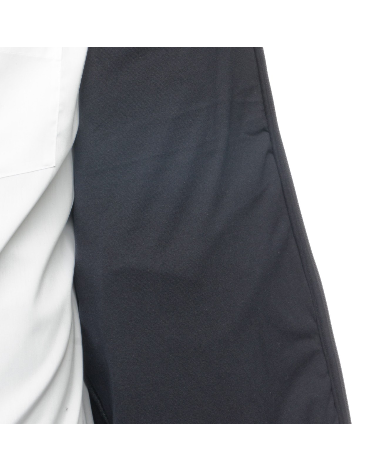 Blouson bi-matière Maneven grande taille bleu marine