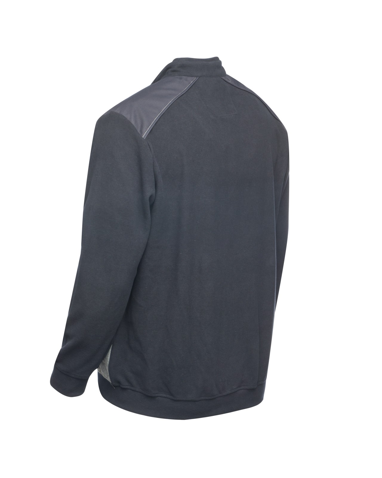 Blouson bi-matière Maneven grande taille bleu marine