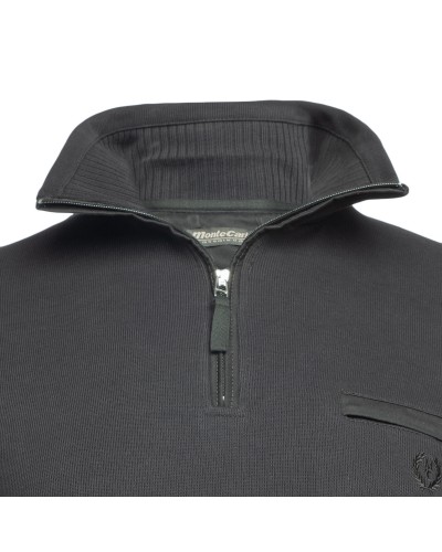 Sweat camionneur Mode Monte Carlo grande taille noir