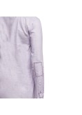 Chemise Oakman manches extra-longues 72 cm en coton mauve