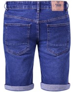 Short en jean Duke grande taille bleu indigo