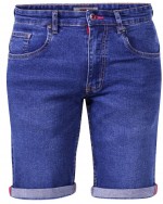 Short en jean Duke grande taille bleu indigo