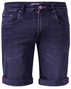 Short en jean Duke grande taille noir