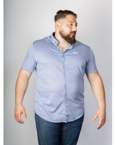 Chemisette Hugo Boss grande taille armuré bleu