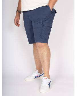 Short cargo Bugatti grande taille bleu moyen