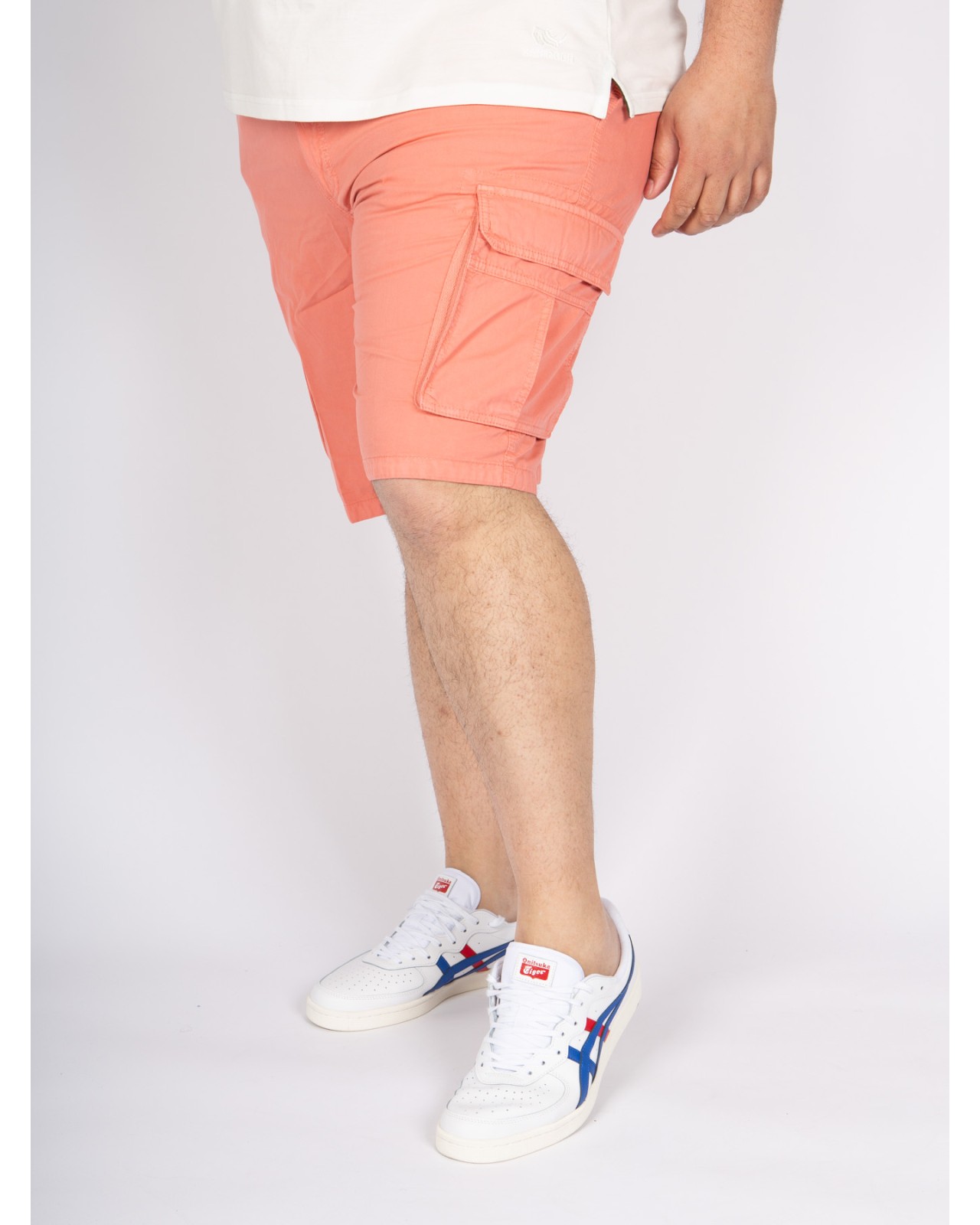 Short cargo Bugatti grande taille rose