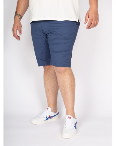 Short chino Bugatti grande taille bleu