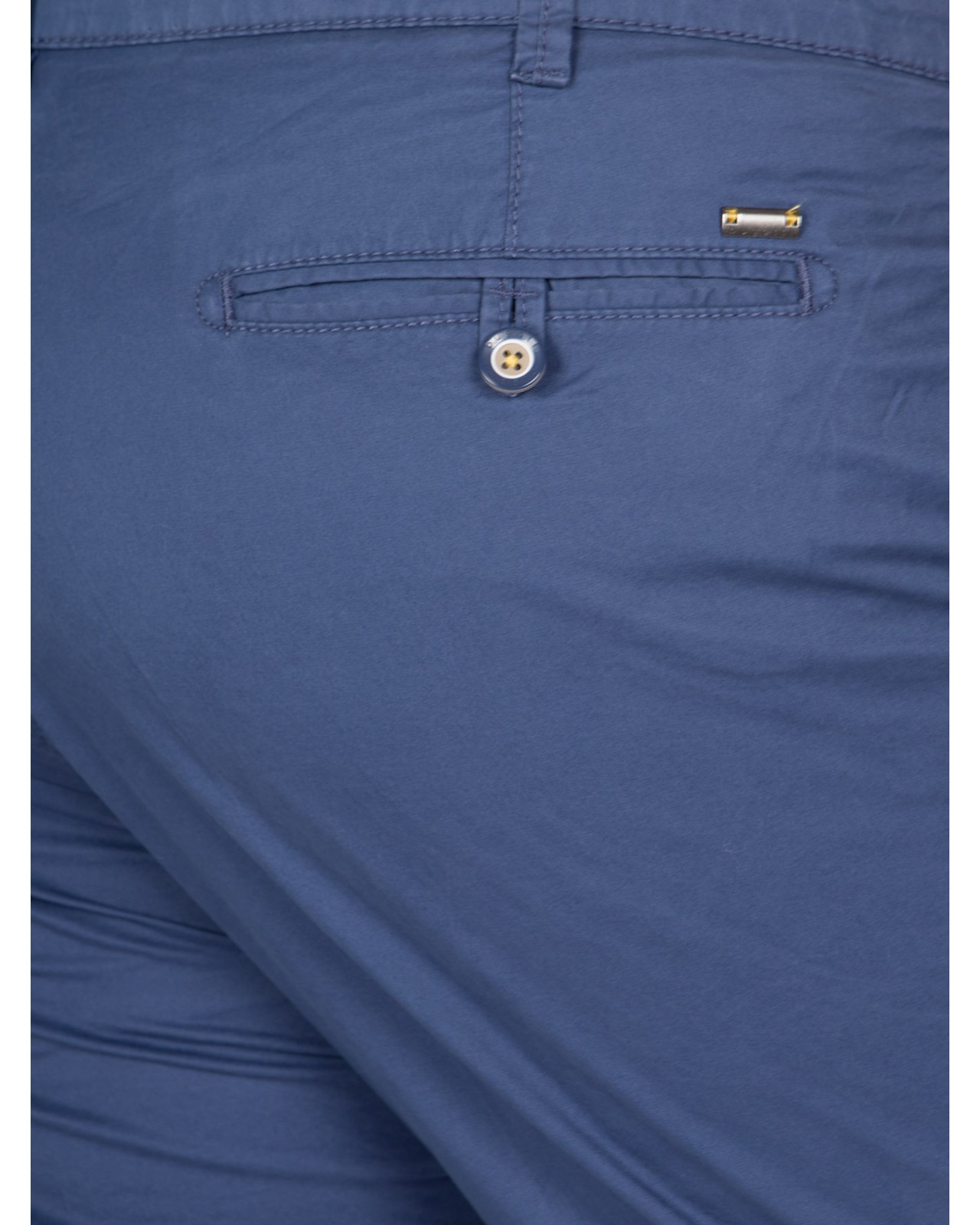 Short chino Bugatti grande taille bleu