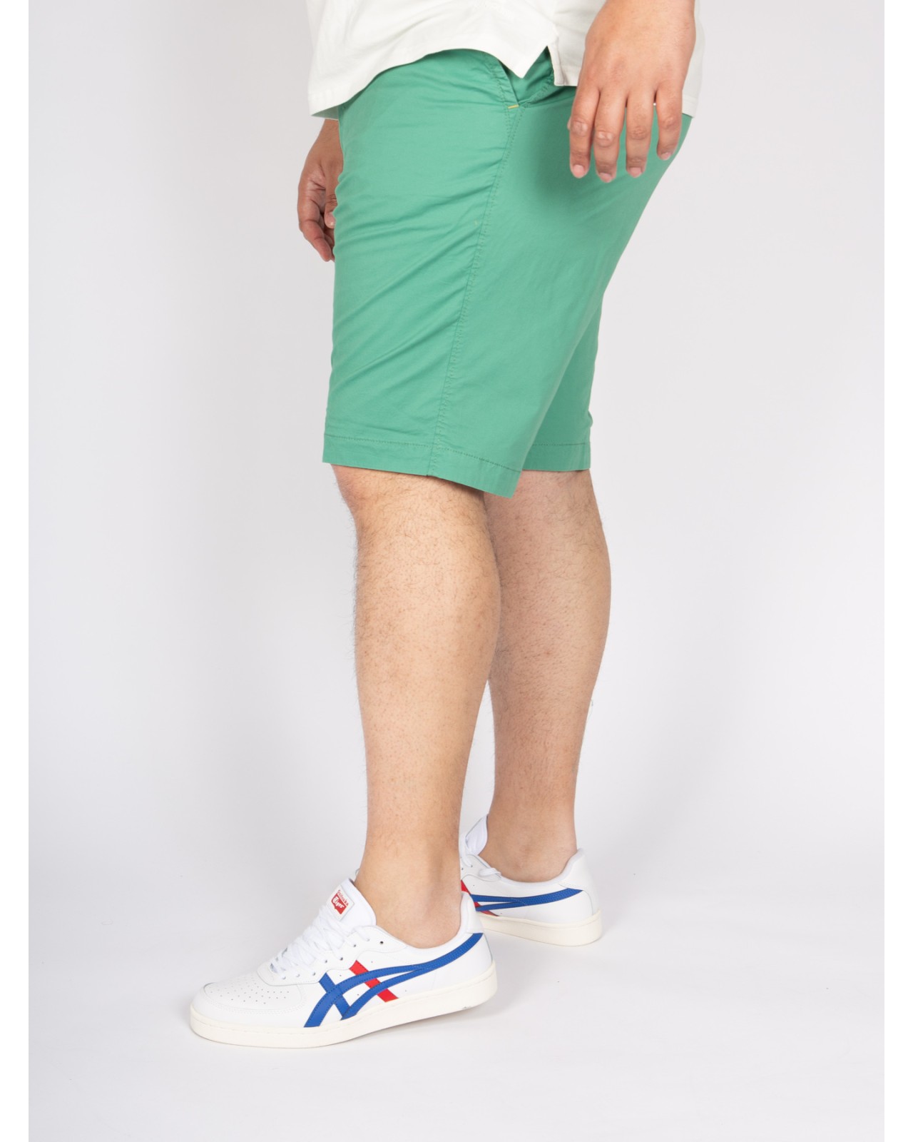 Short chino Bugatti grande taille vert