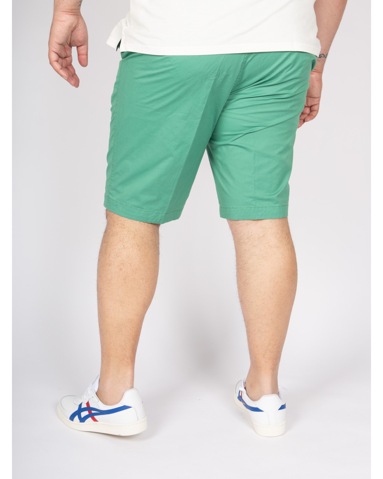 Short chino Bugatti grande taille vert