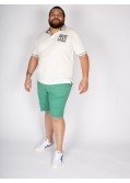 Short chino Bugatti grande taille vert