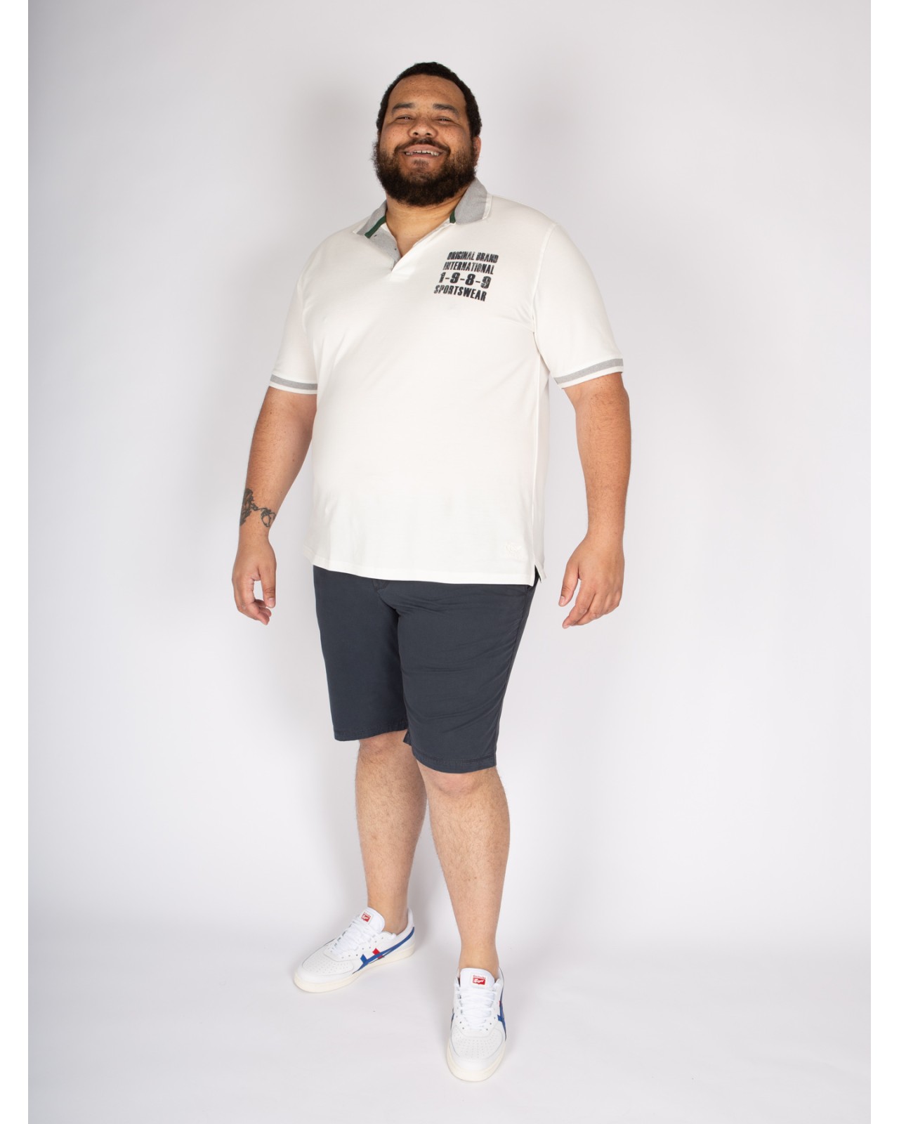 Short chino Redpoint grande taille bleu marine