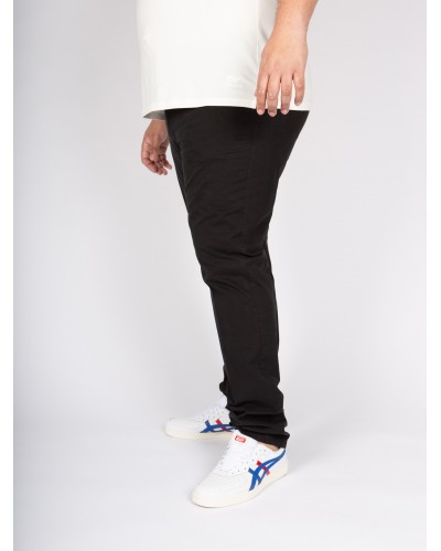 Pantalon chino Maneven grande taille noir