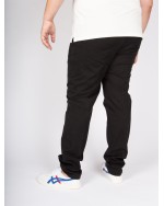 Pantalon chino Maneven grande taille noir