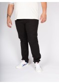 Pantalon chino Maneven grande taille noir