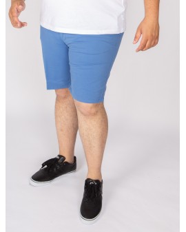 Short chino 1214 grande taille avec ceinture bleu