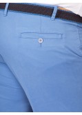 Short chino 1214 grande taille avec ceinture bleu