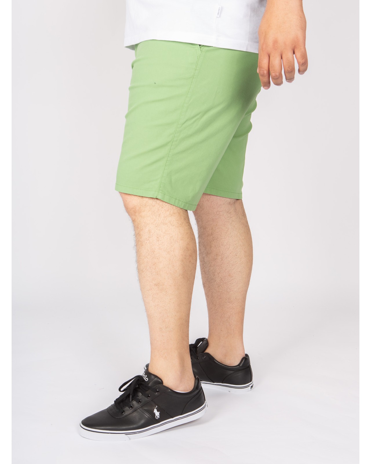 Short chino 1214 grande taille armuré vert