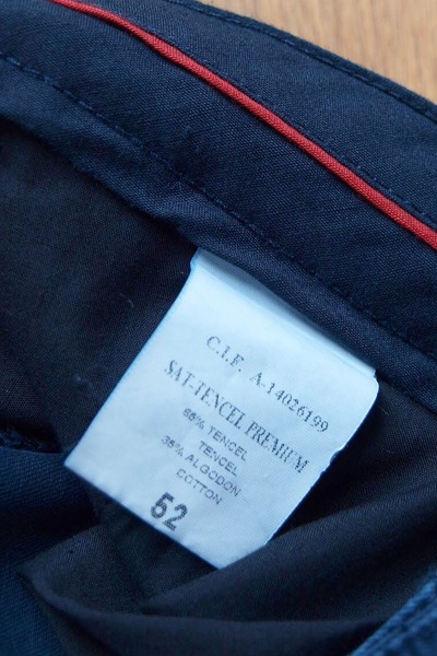 Matière pantalon en tencel