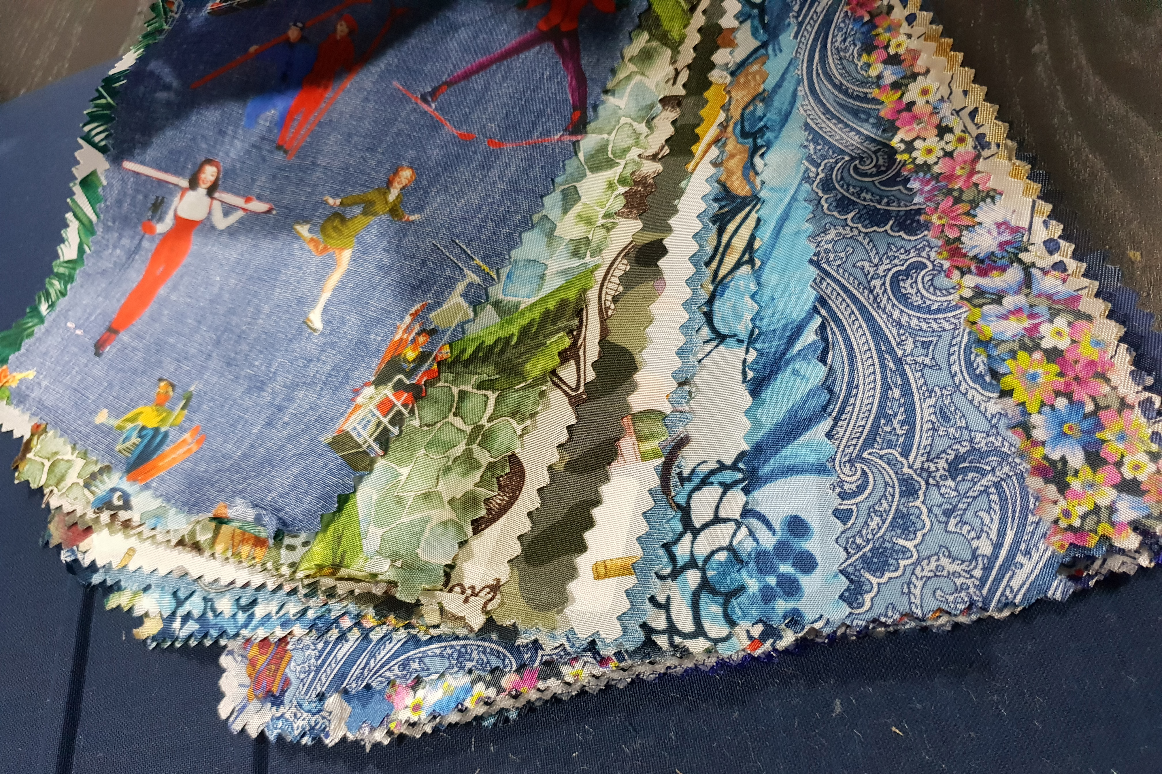 Doublure fantaisie costume sur mesure