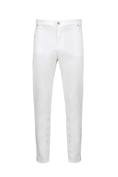 Jean blanc grande taille