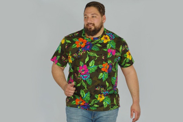 Tee-shirt large grande taille homme