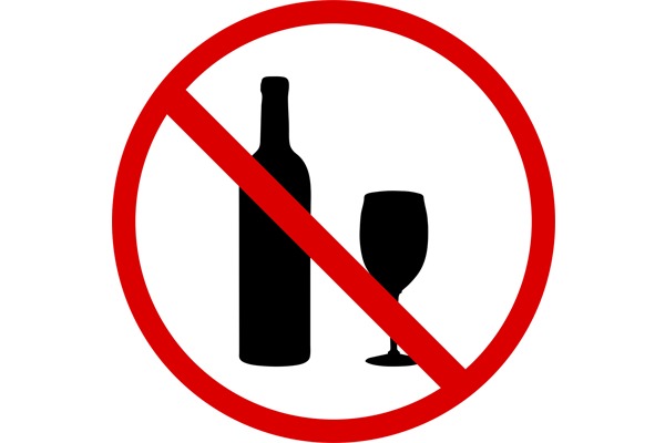 Ne pas boire d’alcool