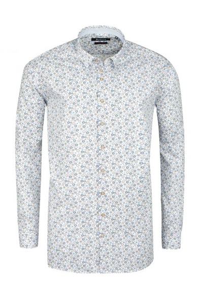 Chemise homme grande taille clair