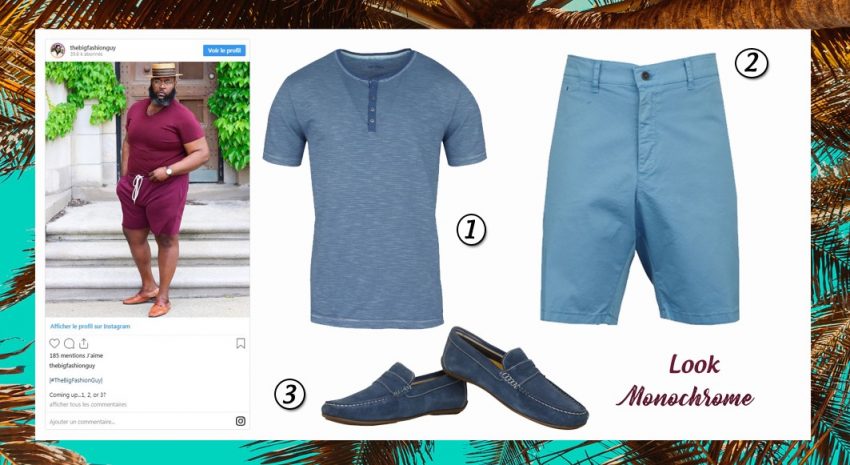 Look monochrome grande taille