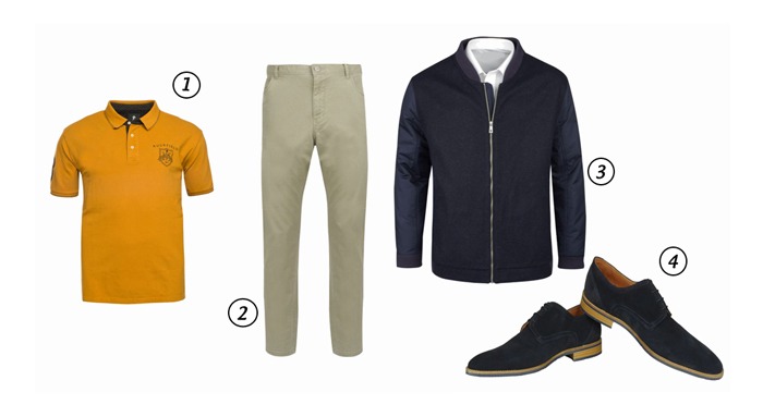 Idée look coloré pour homme grand et fort