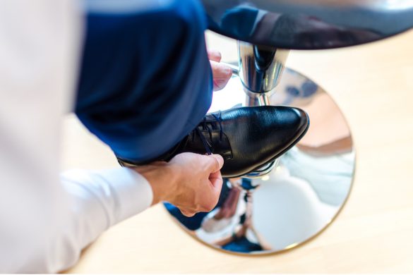 Visuel de mise en avant chaussures grande taille