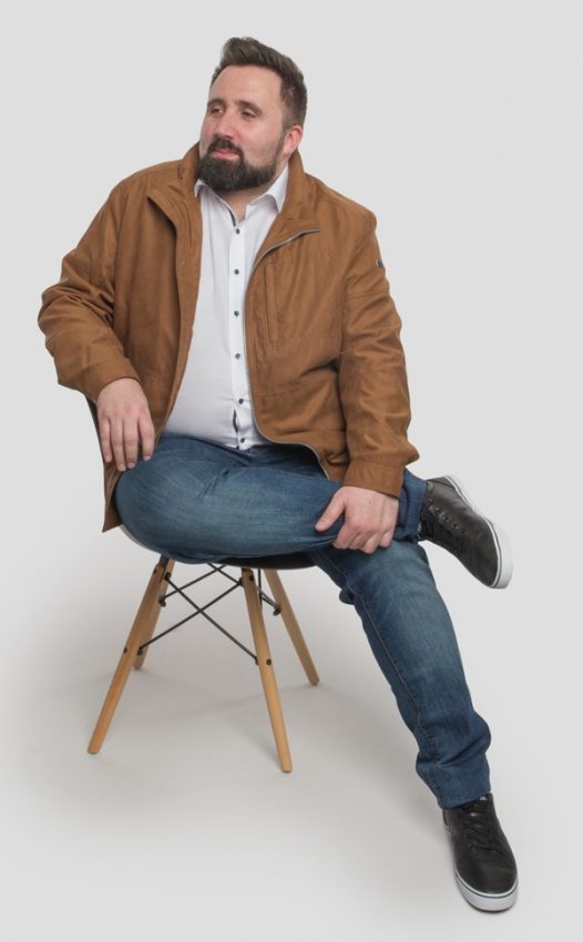 Look casual chic pour homme grande taille