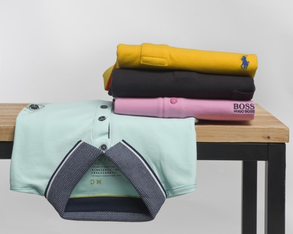 Polos unis pour homme grande taille.