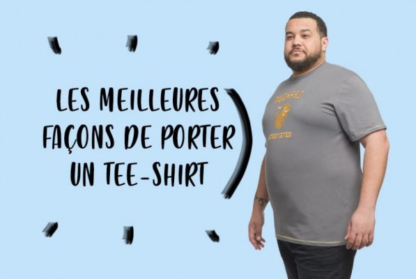 Les meilleures façons de porter un t-shirt pour un homme rond