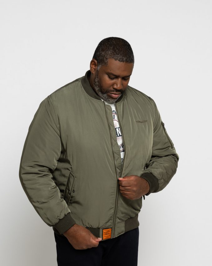 Bomber homme grande taille veste mi-saison