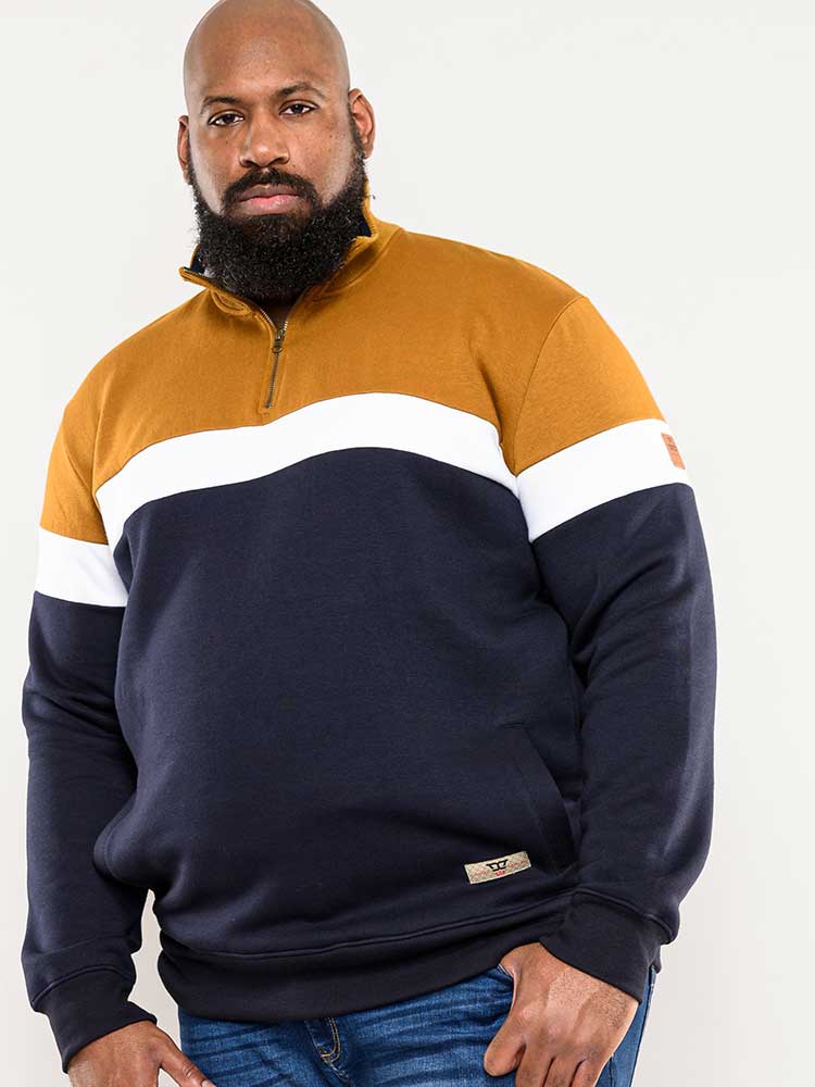 Sweat col camionneur pour homme fort