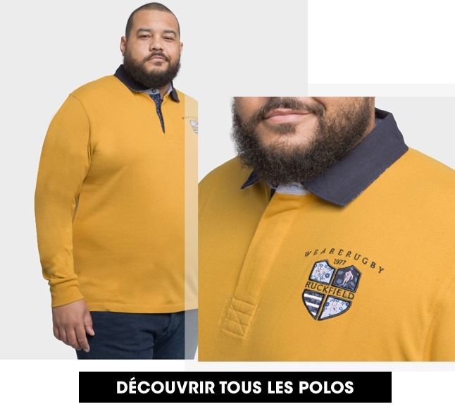polo manches longues grande taille