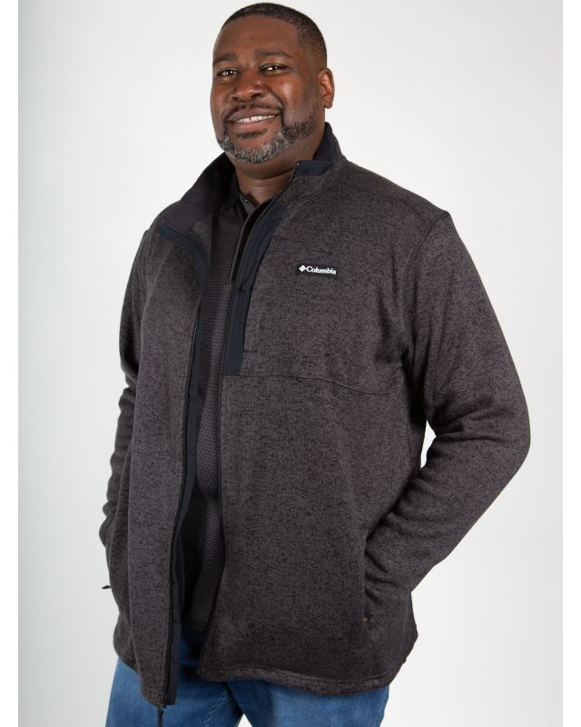 Affronter l'hiver avec un polaire zippée columbia grande taille noir