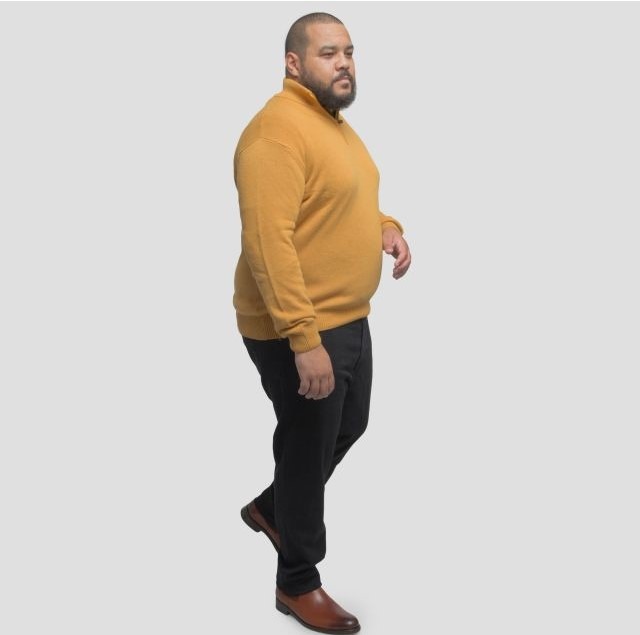 look avec un jean grande taille